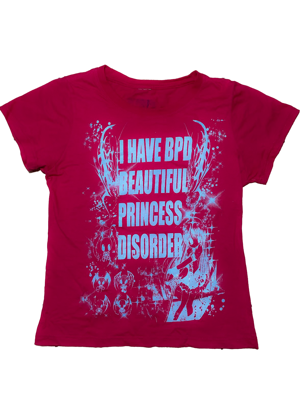 babylook bpd fuschia com azul
