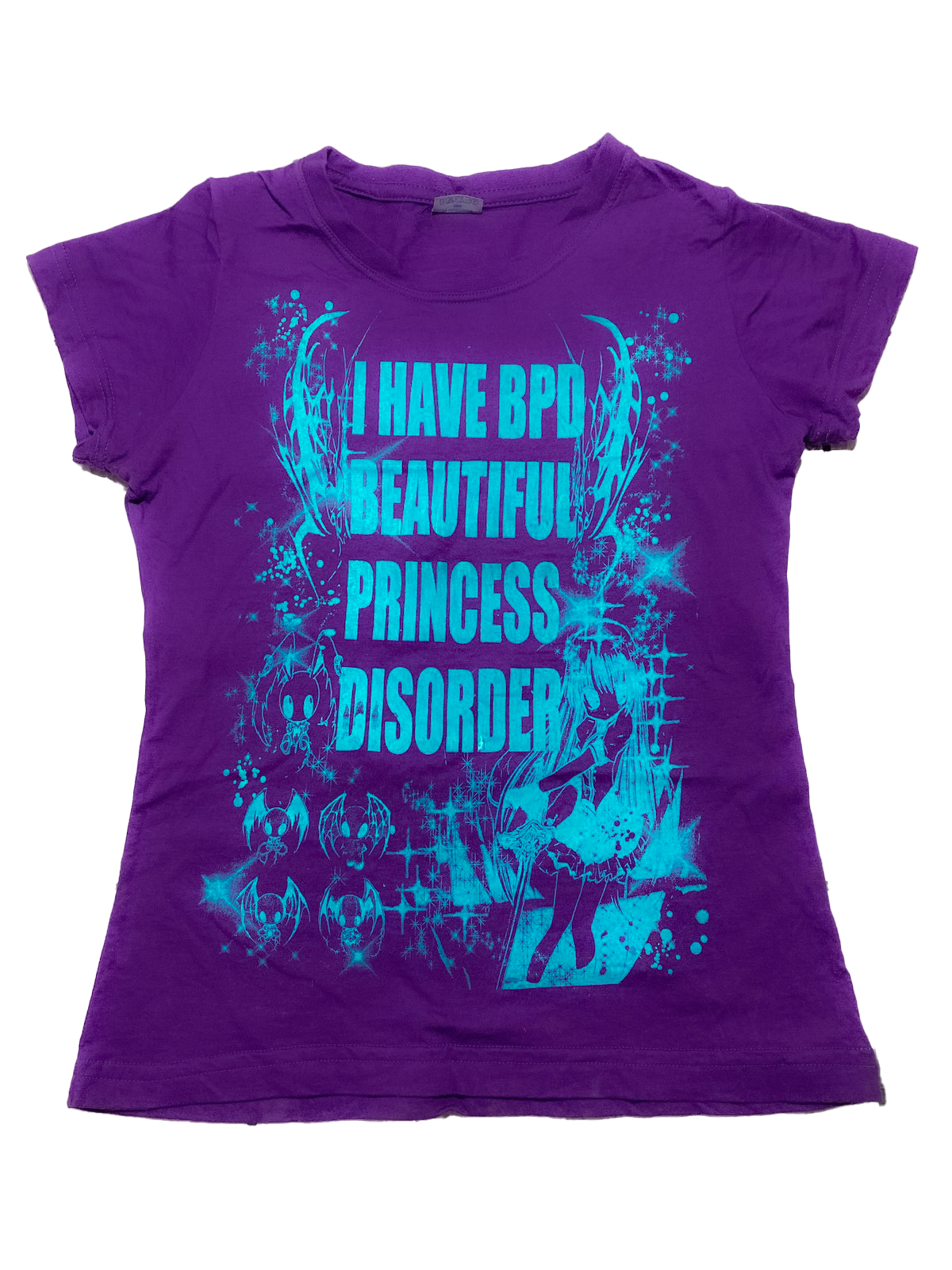 babylook bpd roxa com azul