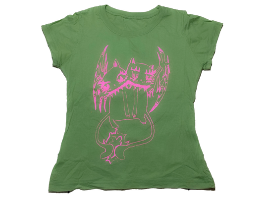 babylook gatinhos kiwi